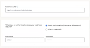 Webhooks Create Form Part 1